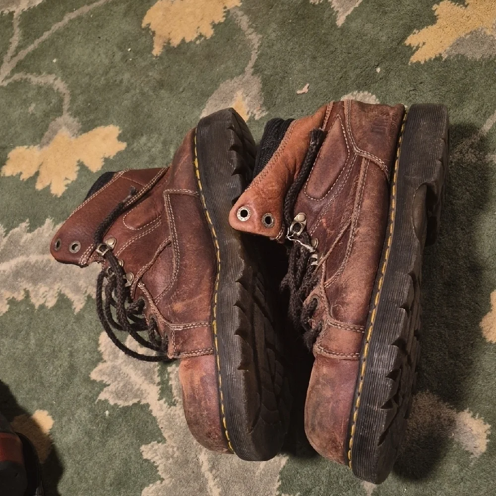 Dr. Martens Distressed Brown Men's Boots